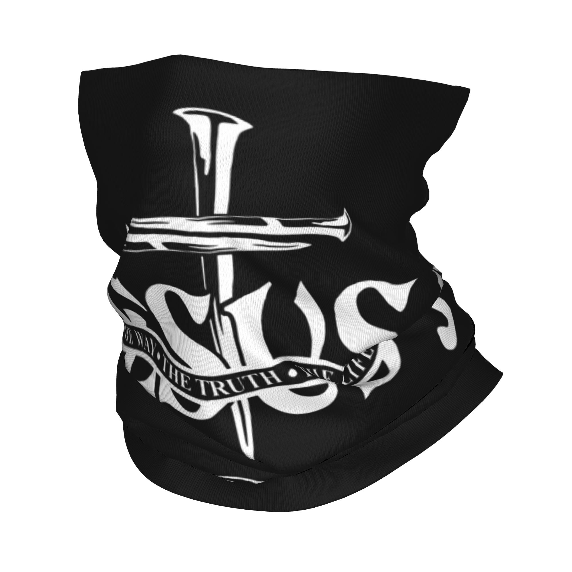 Neck Gaiter Face Cover - Özel İsa Yol, Gerçek, Yaşam Bandana