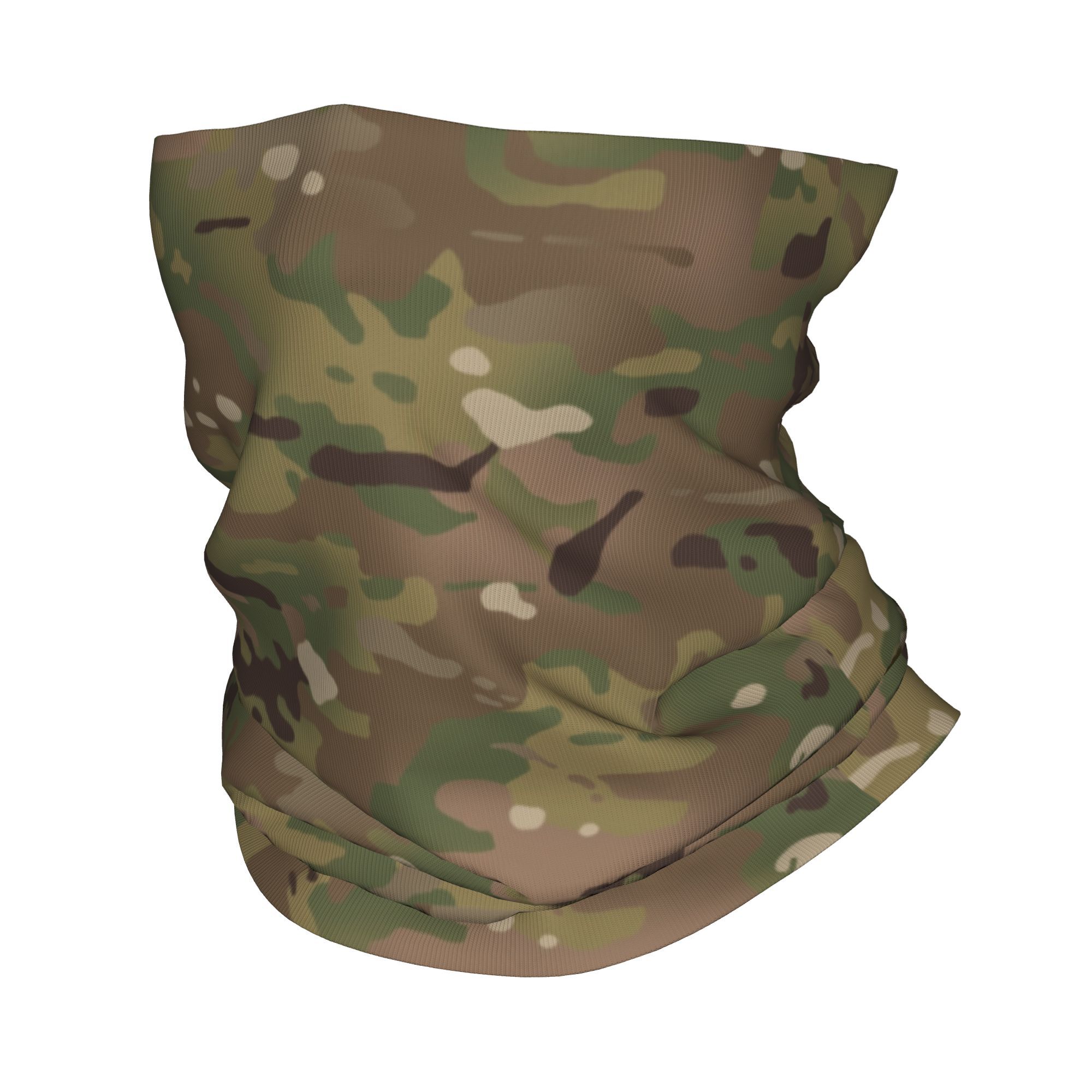 Neck Gaiter Face Cover - Özel Askeri Kamuflaj Desen Bandana Boyun